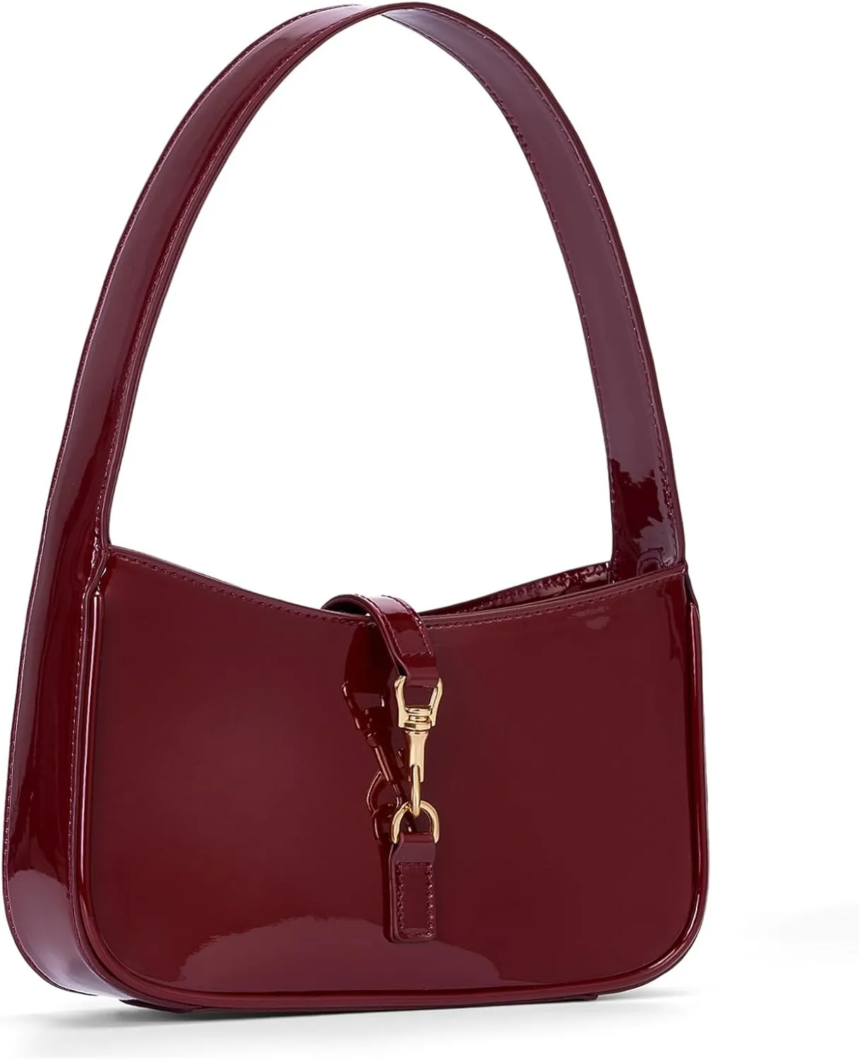 JQWSVE Shoulder Bags for Women Y2k Trendy Purse Cute Hobo Tote Handbag Mini Clutch Purse Underarm Bag With Zipper Closure