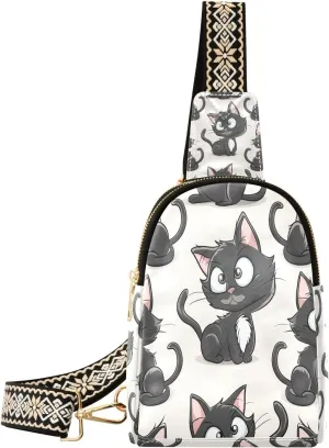 JSTEL Leather Crossbody Sling Bags for Women,Leather Crossbody Purses Leather Crossbody Bag Sling Purse