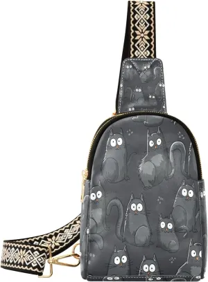 JSTEL Leather Crossbody Sling Bags for Women,Leather Crossbody Purses Leather Crossbody Bag Sling Purse