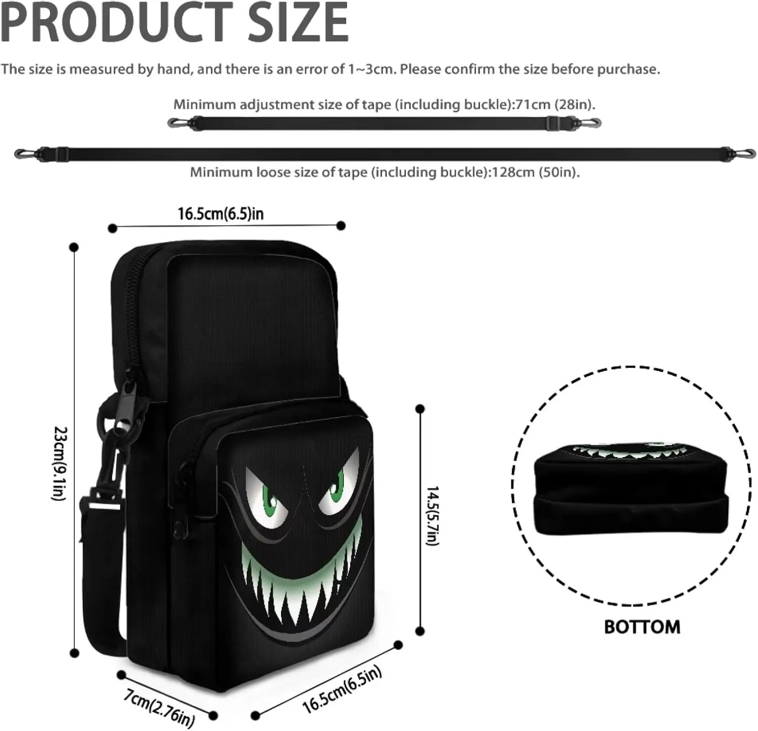 Kids Girls Boys 2 Layer Crossbody Shoulder Bag Messenger Sling Bags Purse Wallet Holder