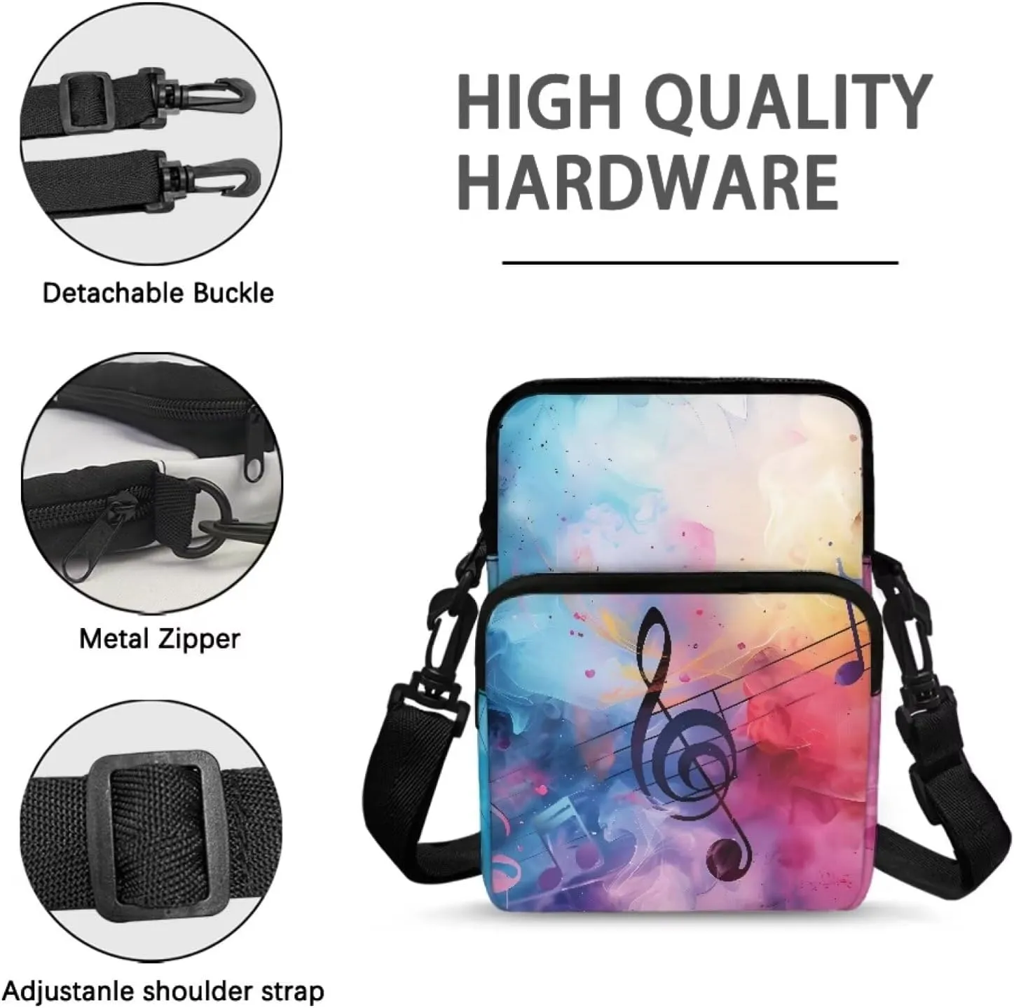 Lightweight Messenger Bag Crossbody Chest Bag Satchel Sling Bags Waist Pouch for Women