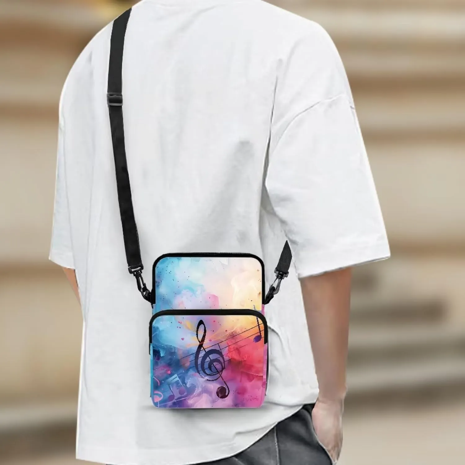 Lightweight Messenger Bag Crossbody Chest Bag Satchel Sling Bags Waist Pouch for Women