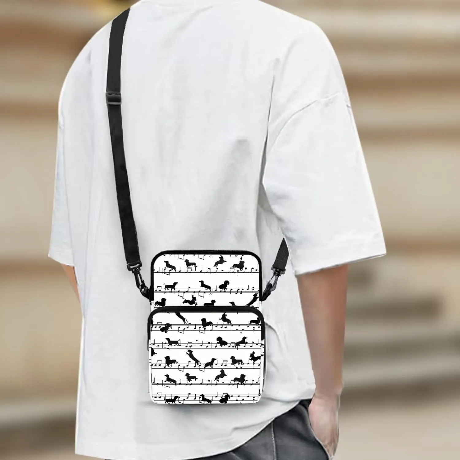Lightweight Messenger Bag Crossbody Chest Bag Satchel Sling Bags Waist Pouch for Women