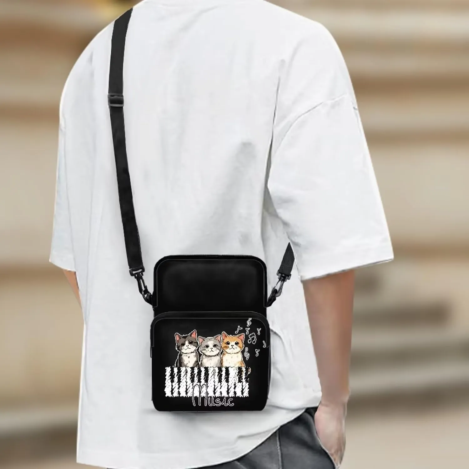 Lightweight Messenger Bag Crossbody Chest Bag Satchel Sling Bags Waist Pouch for Women