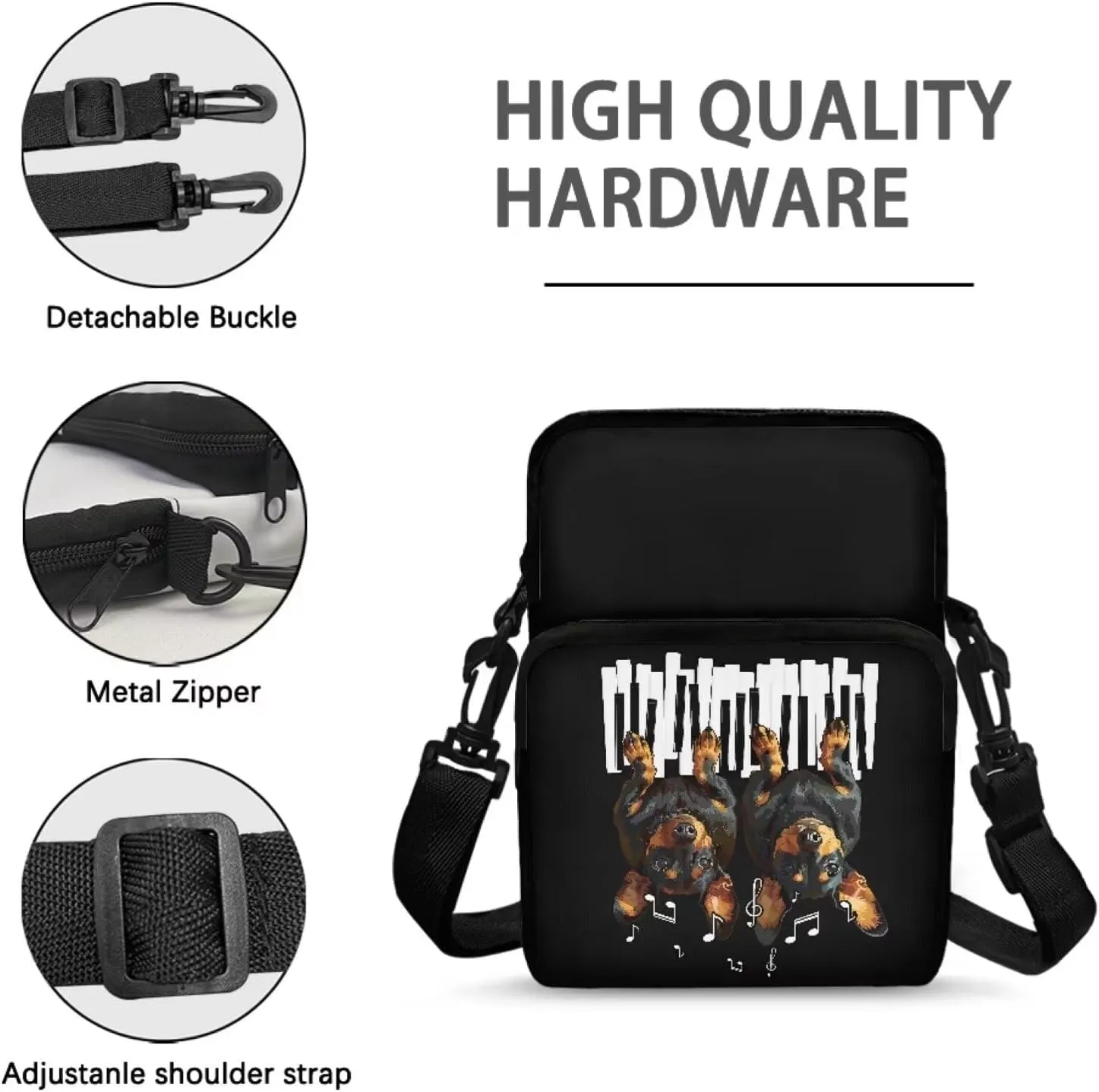 Lightweight Messenger Bag Crossbody Chest Bag Satchel Sling Bags Waist Pouch for Women