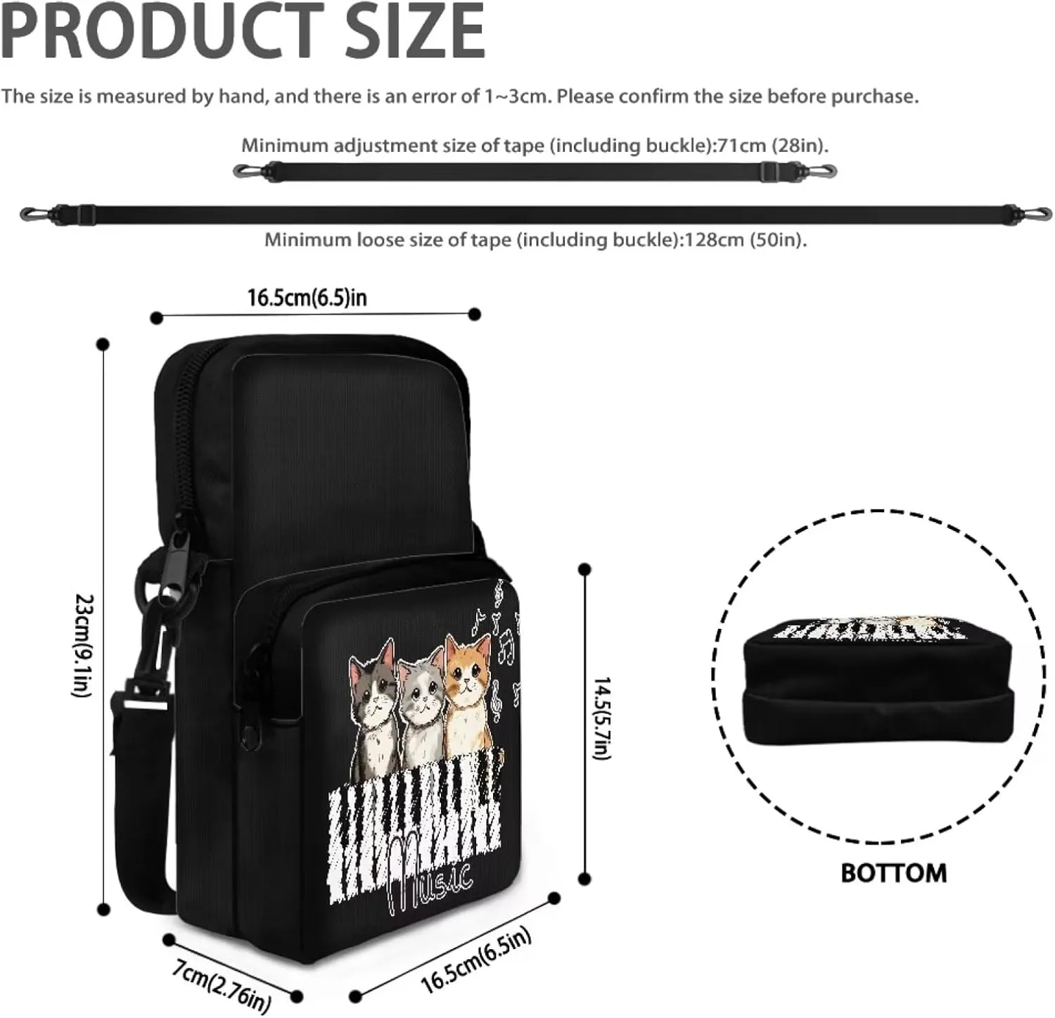 Lightweight Messenger Bag Crossbody Chest Bag Satchel Sling Bags Waist Pouch for Women