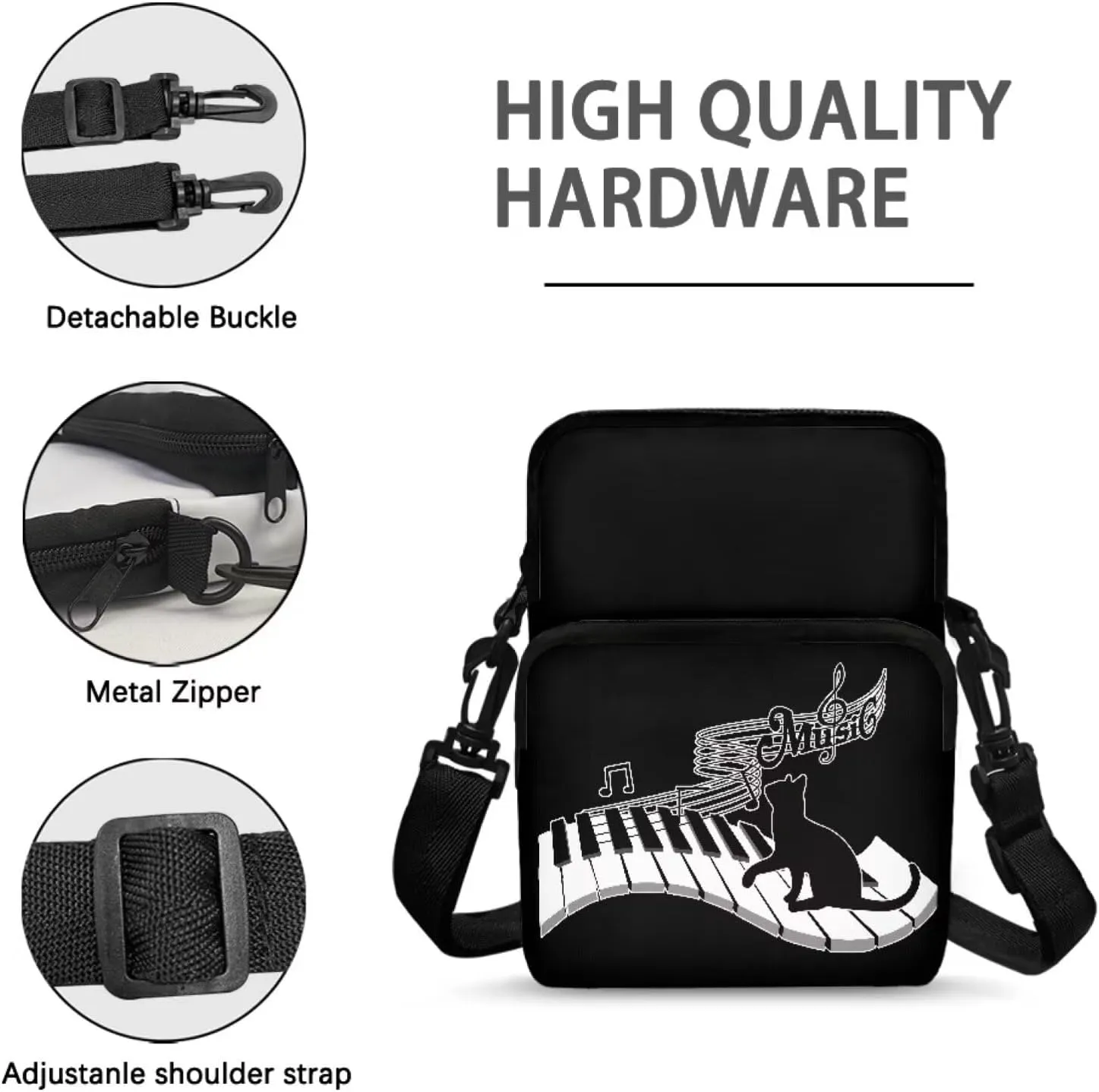 Lightweight Messenger Bag Crossbody Chest Bag Satchel Sling Bags Waist Pouch for Women
