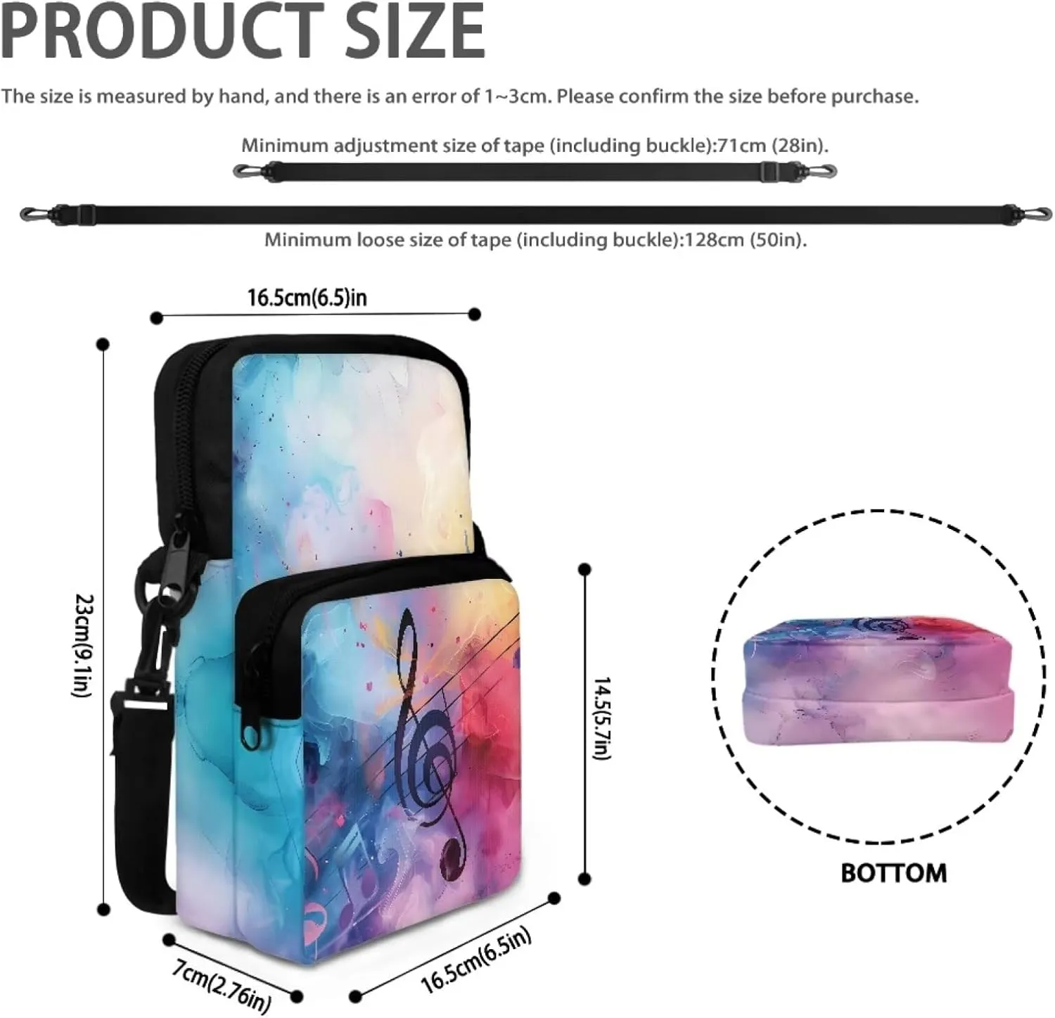Lightweight Messenger Bag Crossbody Chest Bag Satchel Sling Bags Waist Pouch for Women