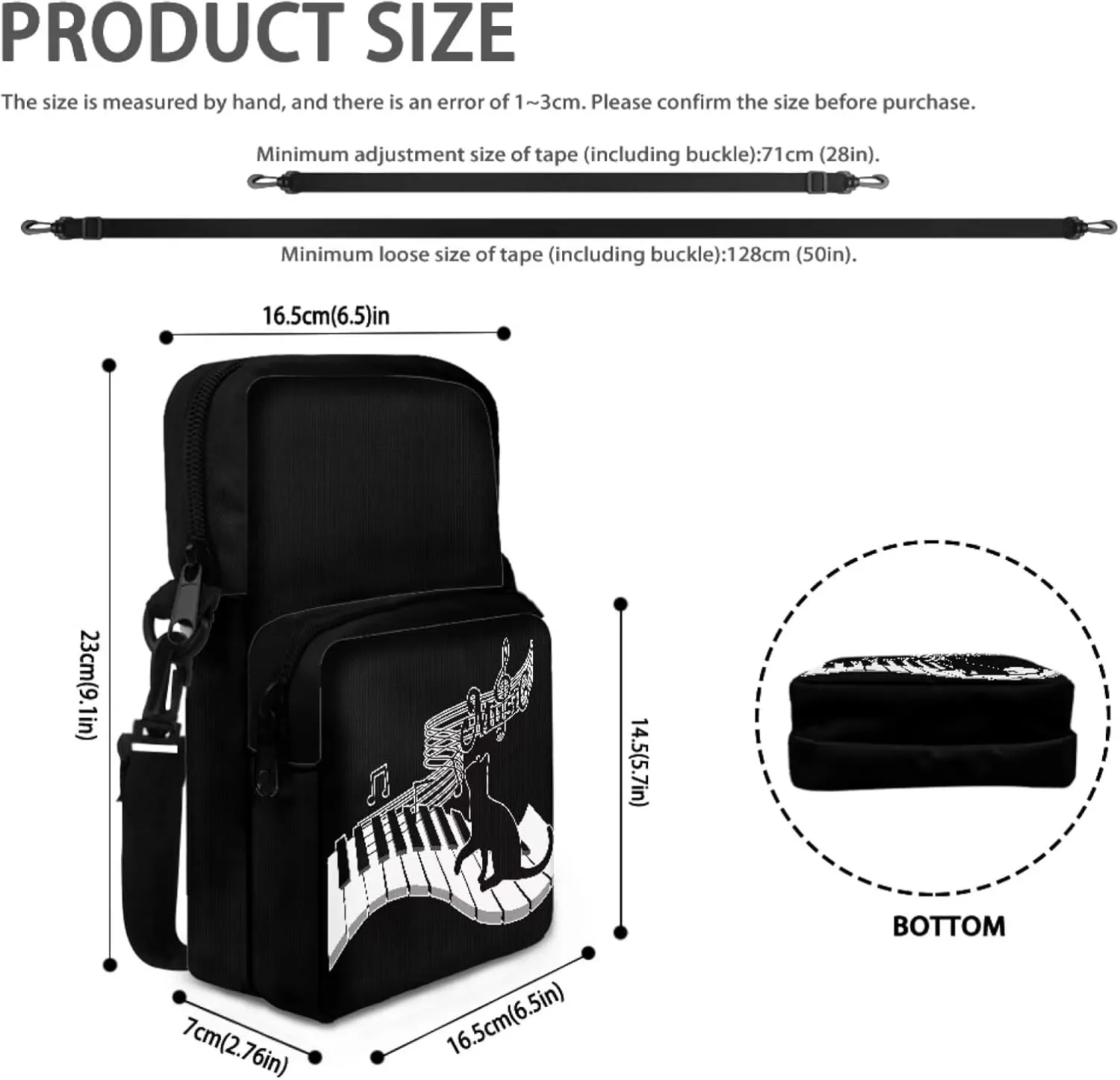 Lightweight Messenger Bag Crossbody Chest Bag Satchel Sling Bags Waist Pouch for Women