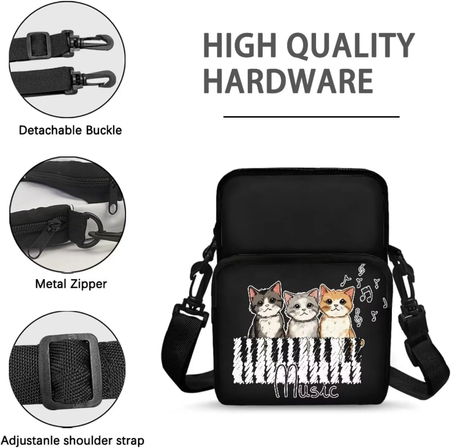 Lightweight Messenger Bag Crossbody Chest Bag Satchel Sling Bags Waist Pouch for Women