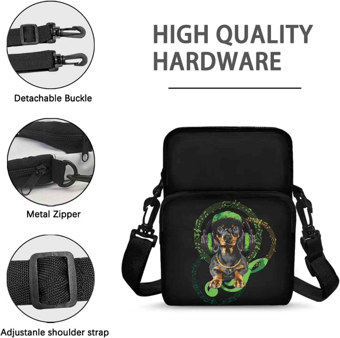 Lightweight Messenger Bag Crossbody Chest Bag Satchel Sling Bags Waist Pouch for Women
