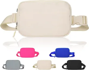 LLYWCM Fanny Packs for Women & Men - Belt Bags with Adjustable Strap, Crossbody for Running, Workout, Hiking & Travel