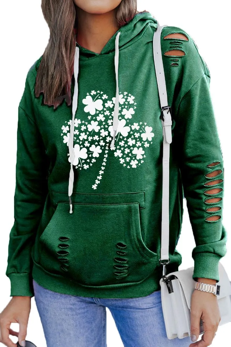 Melliflo Oversized Distressed Sweatshirts for Women Trendy Hoodies
