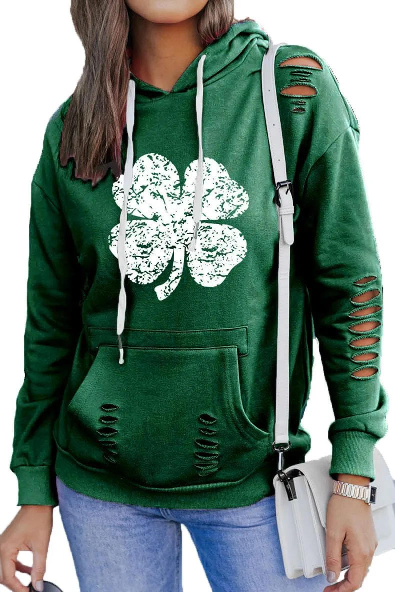 Melliflo Oversized Distressed Sweatshirts for Women Trendy Hoodies