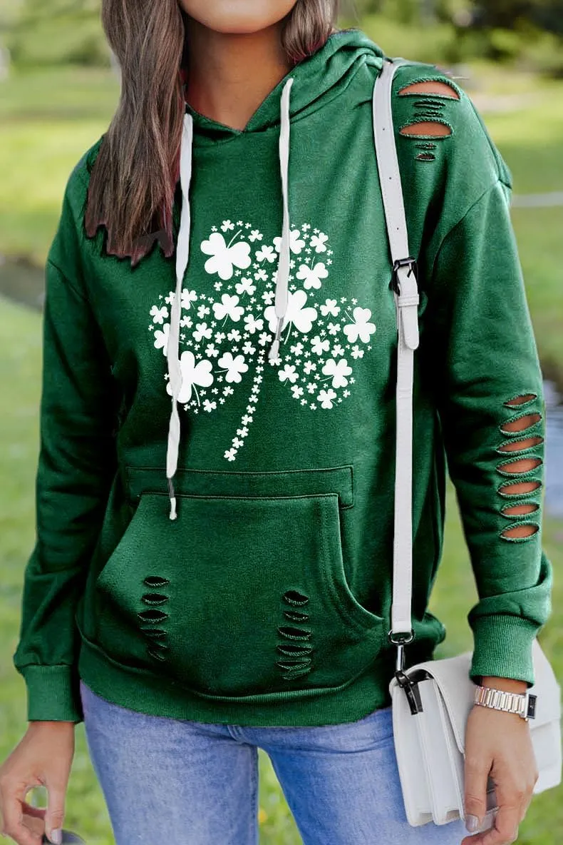 Melliflo Oversized Distressed Sweatshirts for Women Trendy Hoodies
