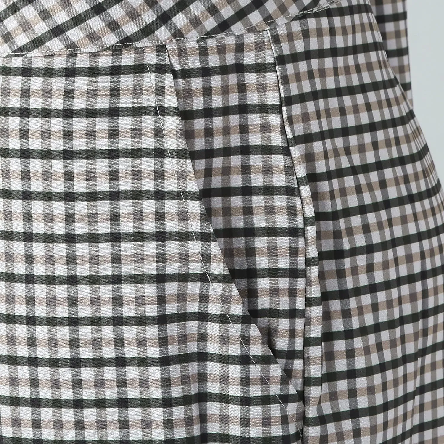 Mens Fashion Plaid Stretch Dress Pants Business Straight Leg Slim Fit Flat-Front Chino Pant Checkered Work Suit Pants