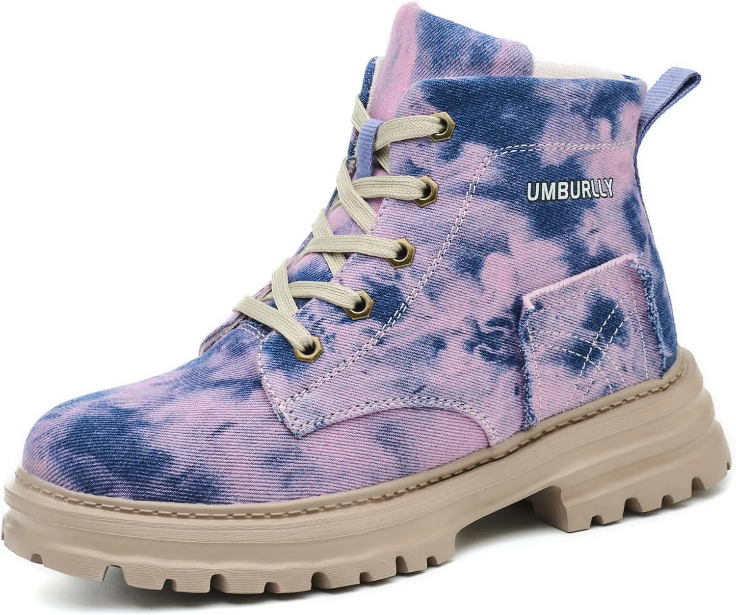 Micoklinlin Steel Toe Shoes for Women Camouflage Work Safety Boots Lightweight Smash and Puncture Resistant Canvas Sneakers