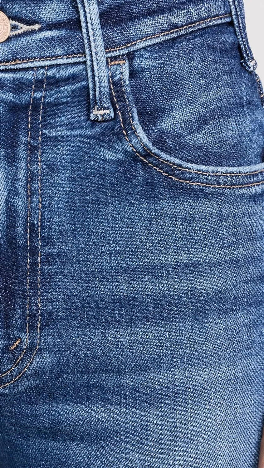 MOTHER Women's The Hustler Ankle Fray Jeans