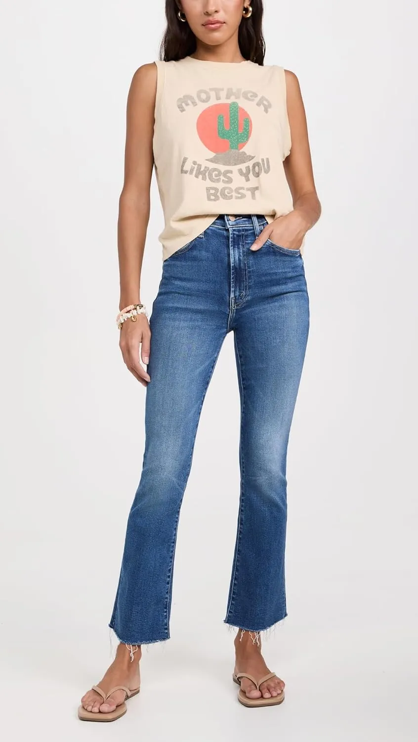 MOTHER Women's The Hustler Ankle Fray Jeans