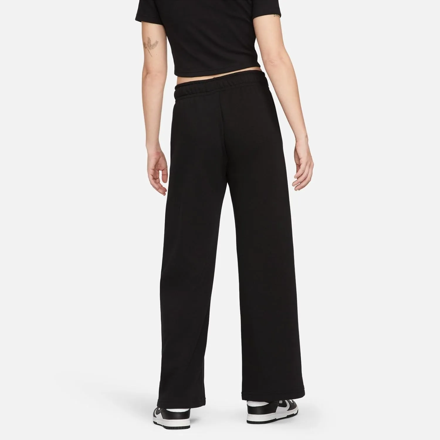 Nike Women's Sportswear Club Fleece Mid-Rise Wide-Leg Sweatpants