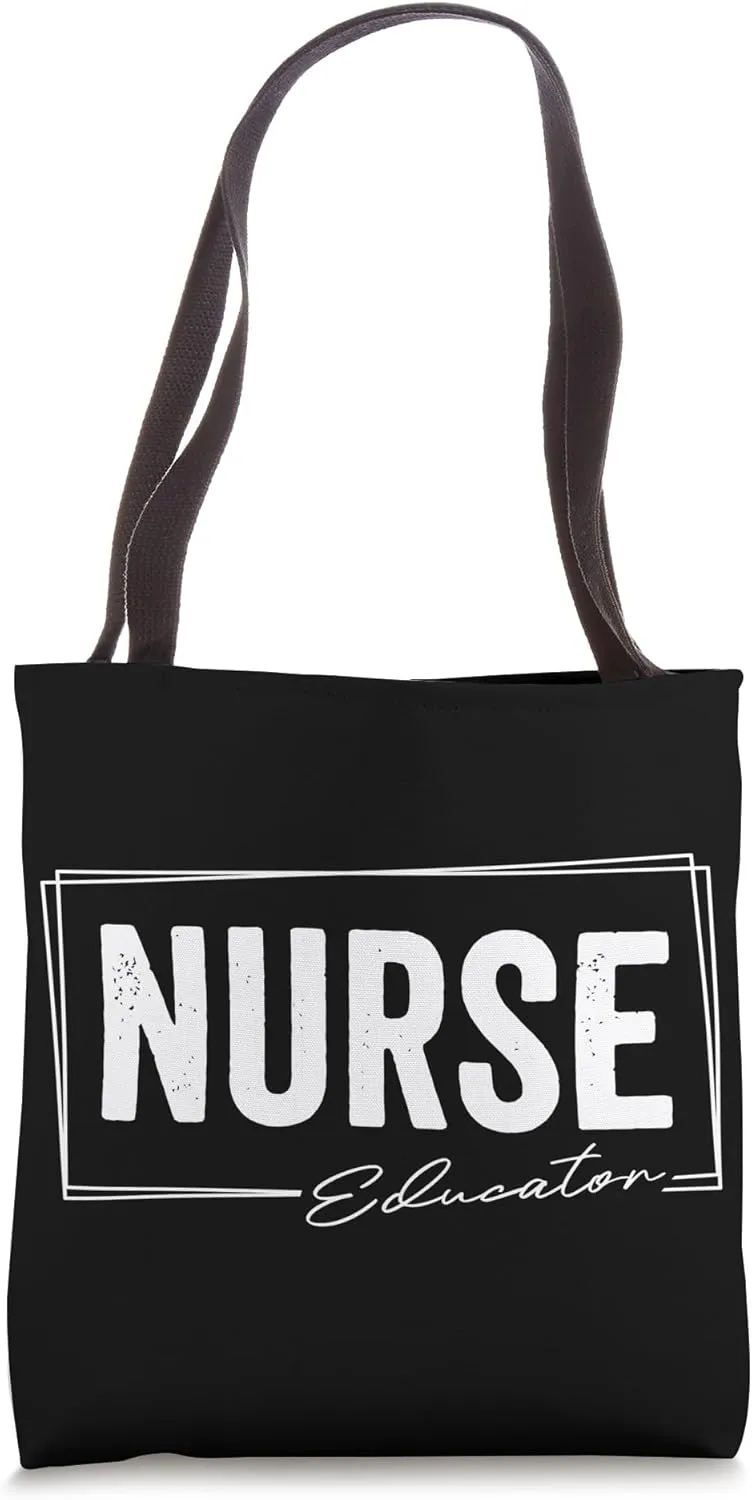 Nurse Educator Job Hospital Doc Doctor Health Best Job Tote Bag