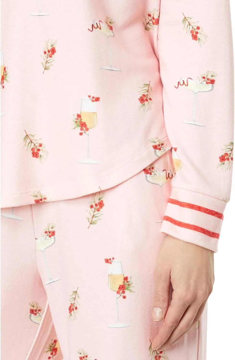 PJ Salvage Women's Loungewear Cabin & Cocktails Long Sleeve Top