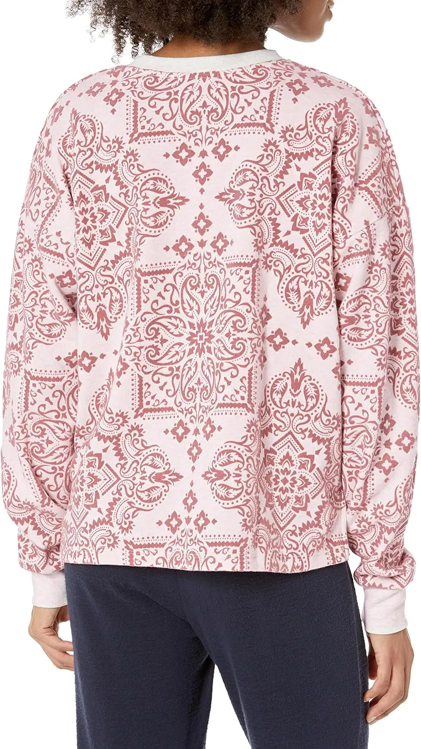 PJ Salvage Women's Loungewear Summit View Long Sleeve Top