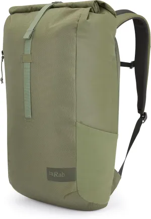 Rab Depot 25-Liter Daypack - Backpack with Laptop Sleeve for Travel, Commuting, & Hiking - Dark Olive - 25-Liter