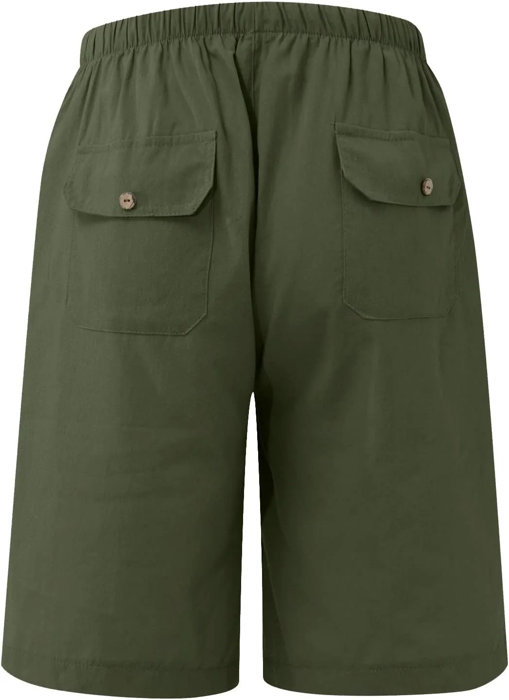 RTRDE Men's Summer Casual Beach Shorts Drawstring Lightweight Elastic Waist Walking Shorts with Pockets Trendy, M-5XL