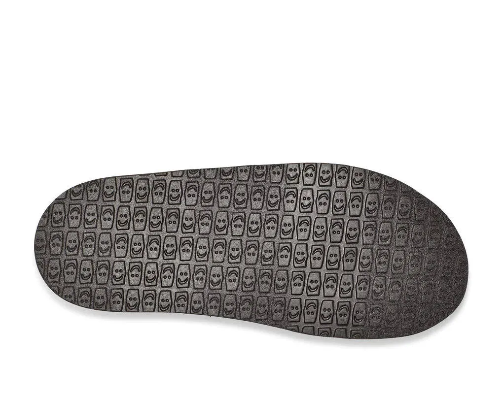 Sanuk Mens Vagabond Soft Top Hemp Black