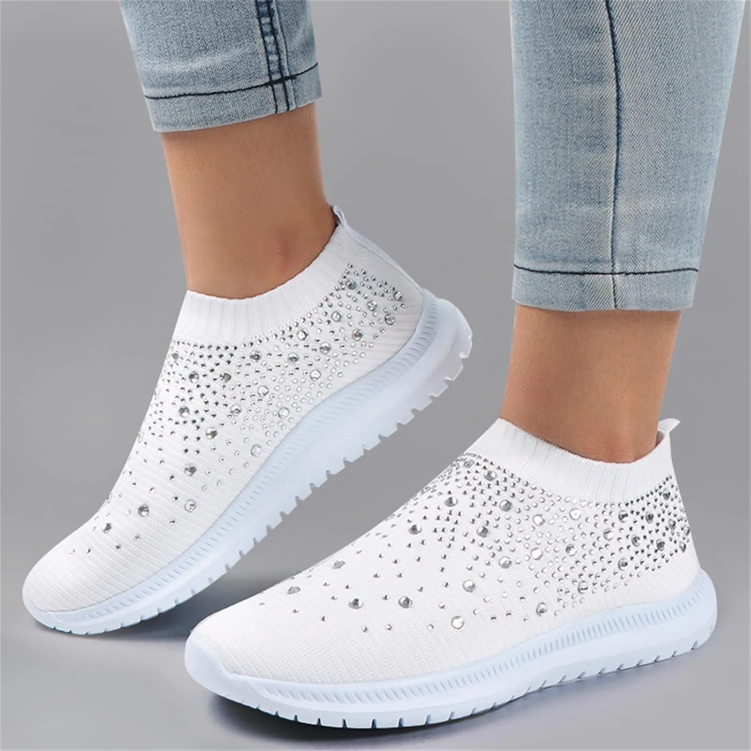 Shoes For Women Sneakers Slip On Athletic Walking Shoes Casual Comfortable Fashion Sneakers Running Gym Tennis Shoes