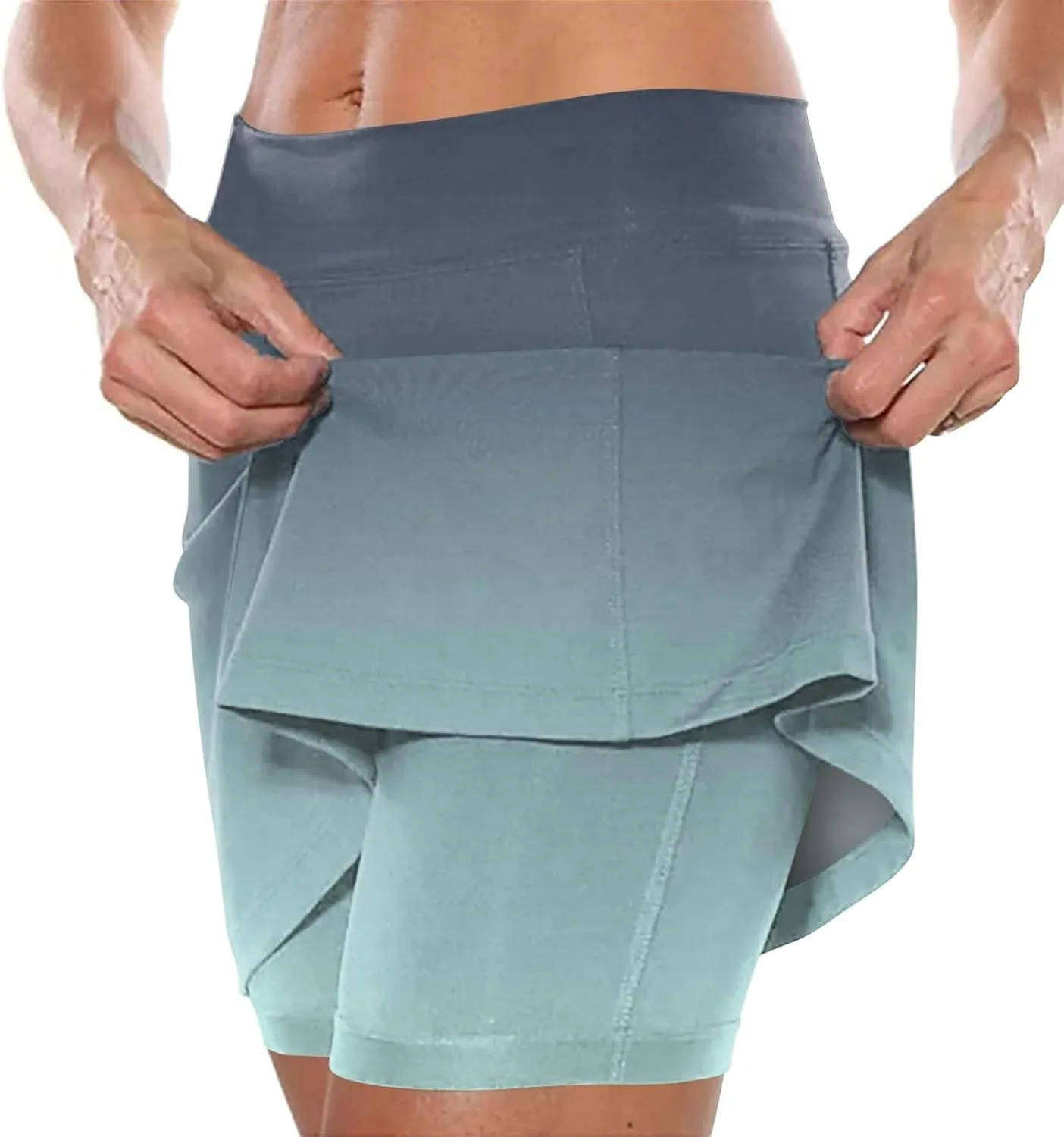 Short Trendy Skirts for Women 2024 Summer Biker Shorts Women 5 inch Orange Womens Athletic Shorts high Waisted