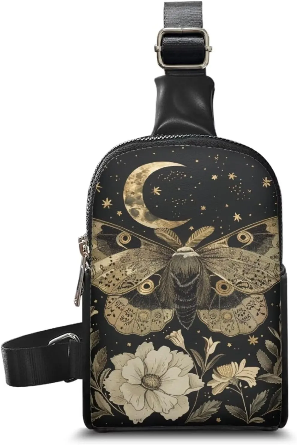 Small Sling Bags for Women Ladies Crossbody Sling Backpack Leather Fanny Pack Crossbody Bag for Travel