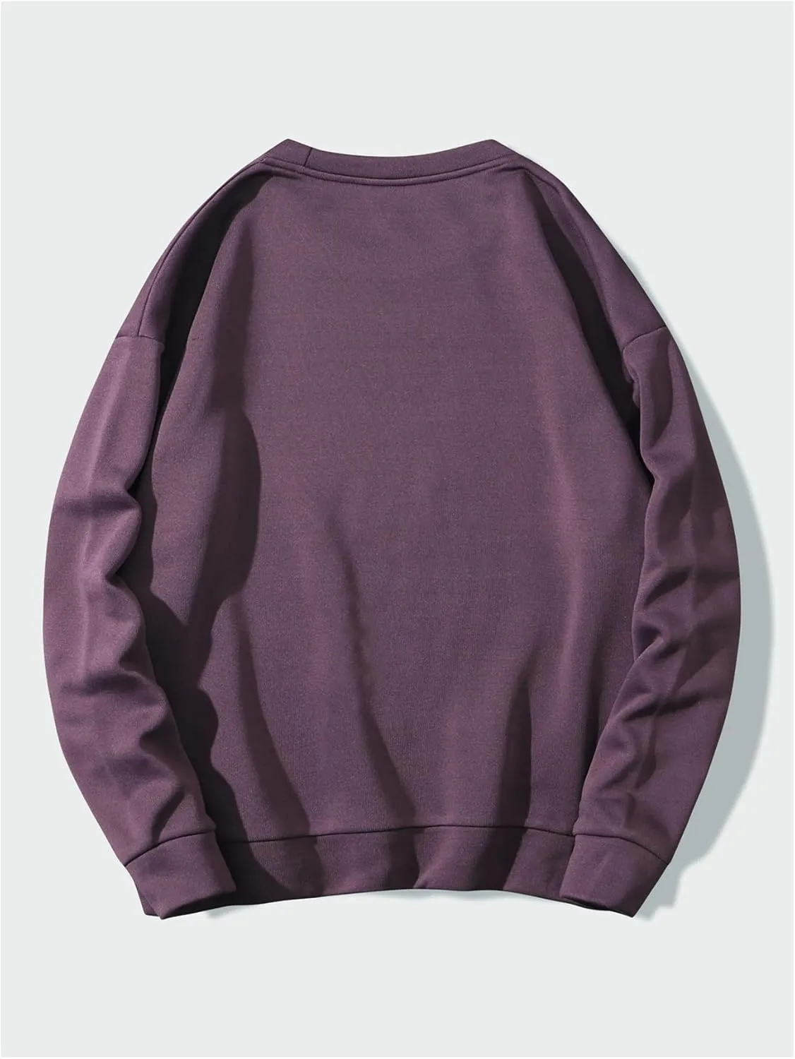 SOLY HUX Women's Cartoon Graphic Sweatshirt Cat Print Round Neck Long Sleeve Pullover Top