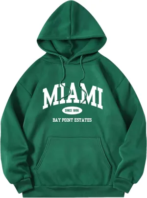 SOLY HUX Women's Cute Hoodies Graphic Preppy Sweatshirts for Teen Girls Long Sleeve Pullovers Fall Outfits with Pockets