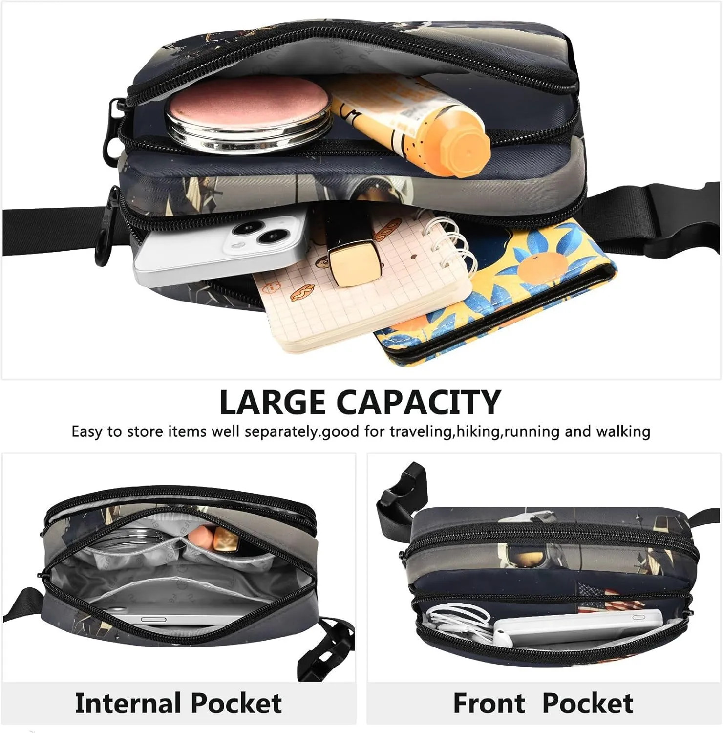 Space Astronaut Fanny Packs for Women Fanny Pack For Men Belt Bag Crossbody Fanny Packs for Women Running Fanny Pack Waist Pack 21341143