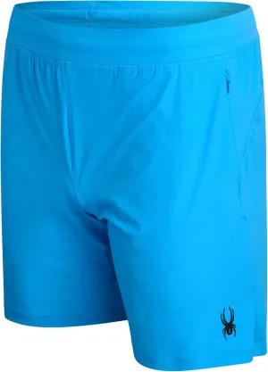 Spyder Men's Gym Shorts - Nylon Stretch 7'' Knit Active Workout Shorts with Zipper Pockets for Running, Hiking (Sizes: S-XL)