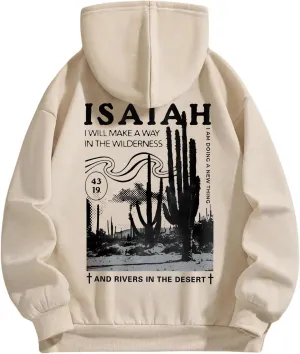 SweatyRocks Women's Graphic Printed Thermal Hoodies Long Sleeve Oversized Sweatshirt with Pocket