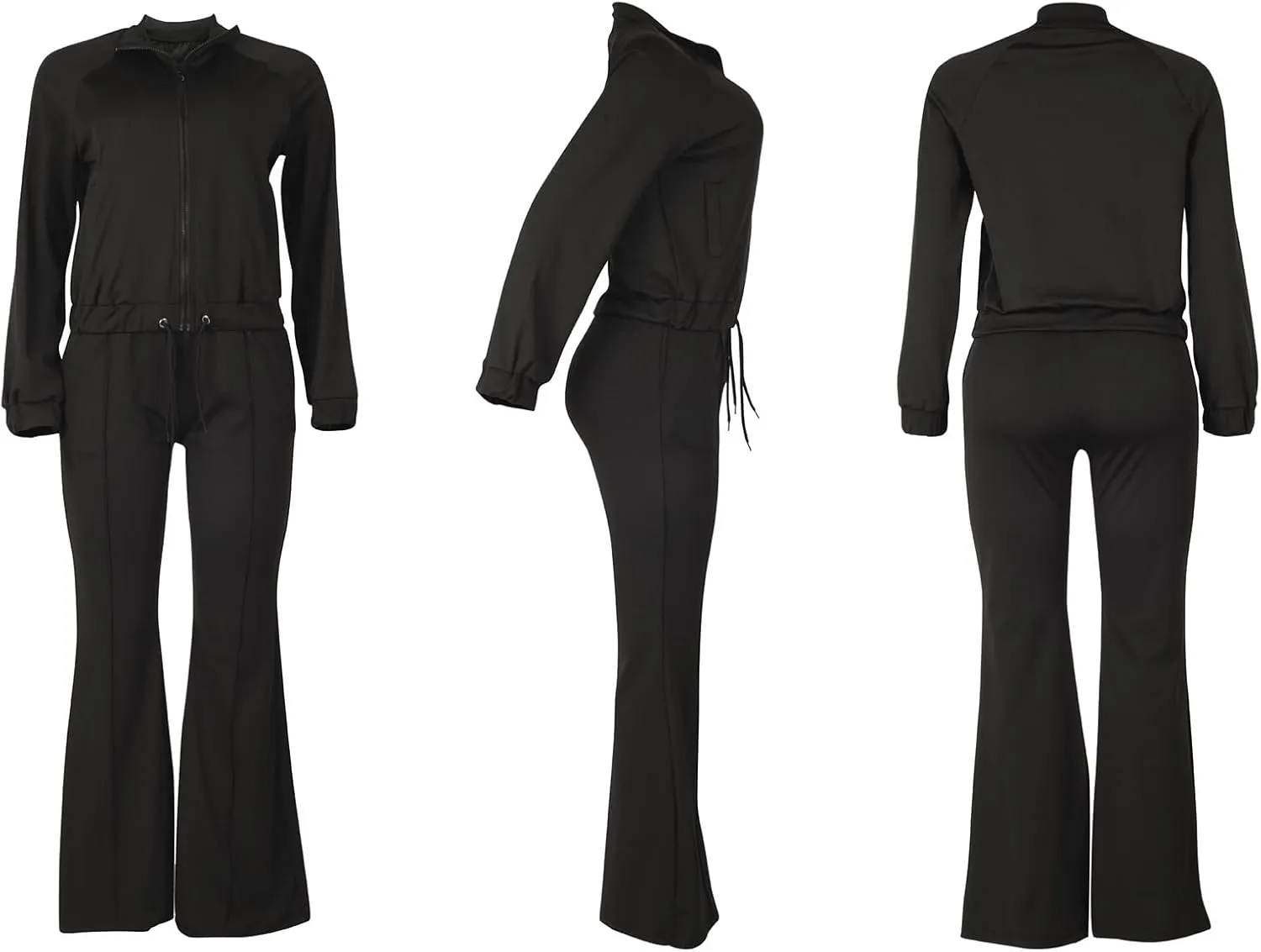 Tbahhir Womens Tracksuits 2 Piece Outfits Lounge Sets Long Sleeve Pullovers and Joggers Pants with Pockets