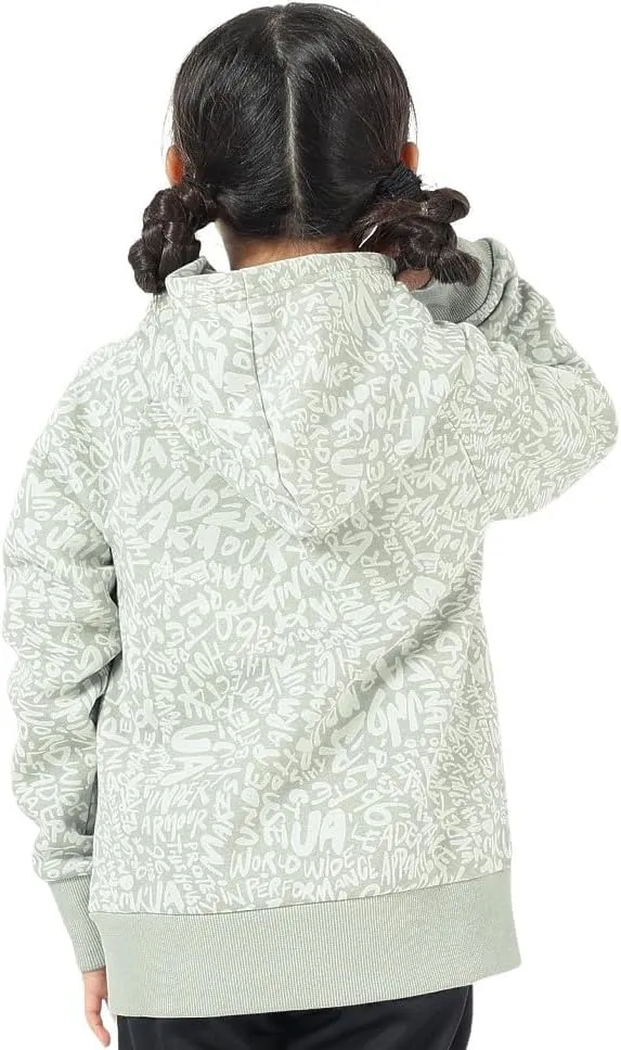 Under Armour Girls' Rival Fleece Printed Hoodie