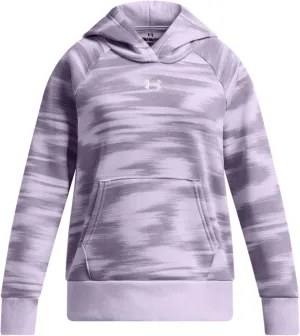 Under Armour Girls' Rival Fleece Printed Hoodie