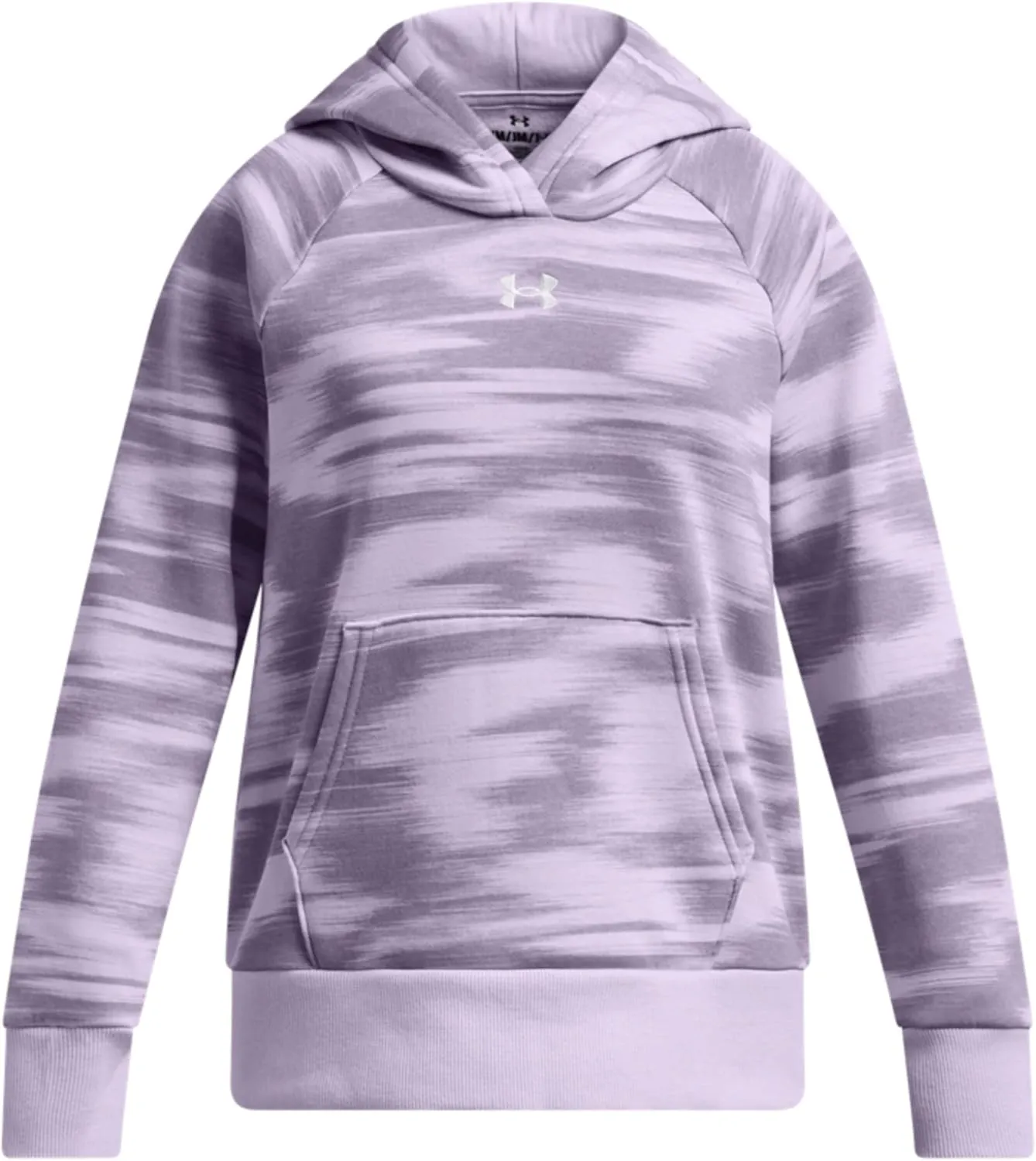 Under Armour Girls' Rival Fleece Printed Hoodie