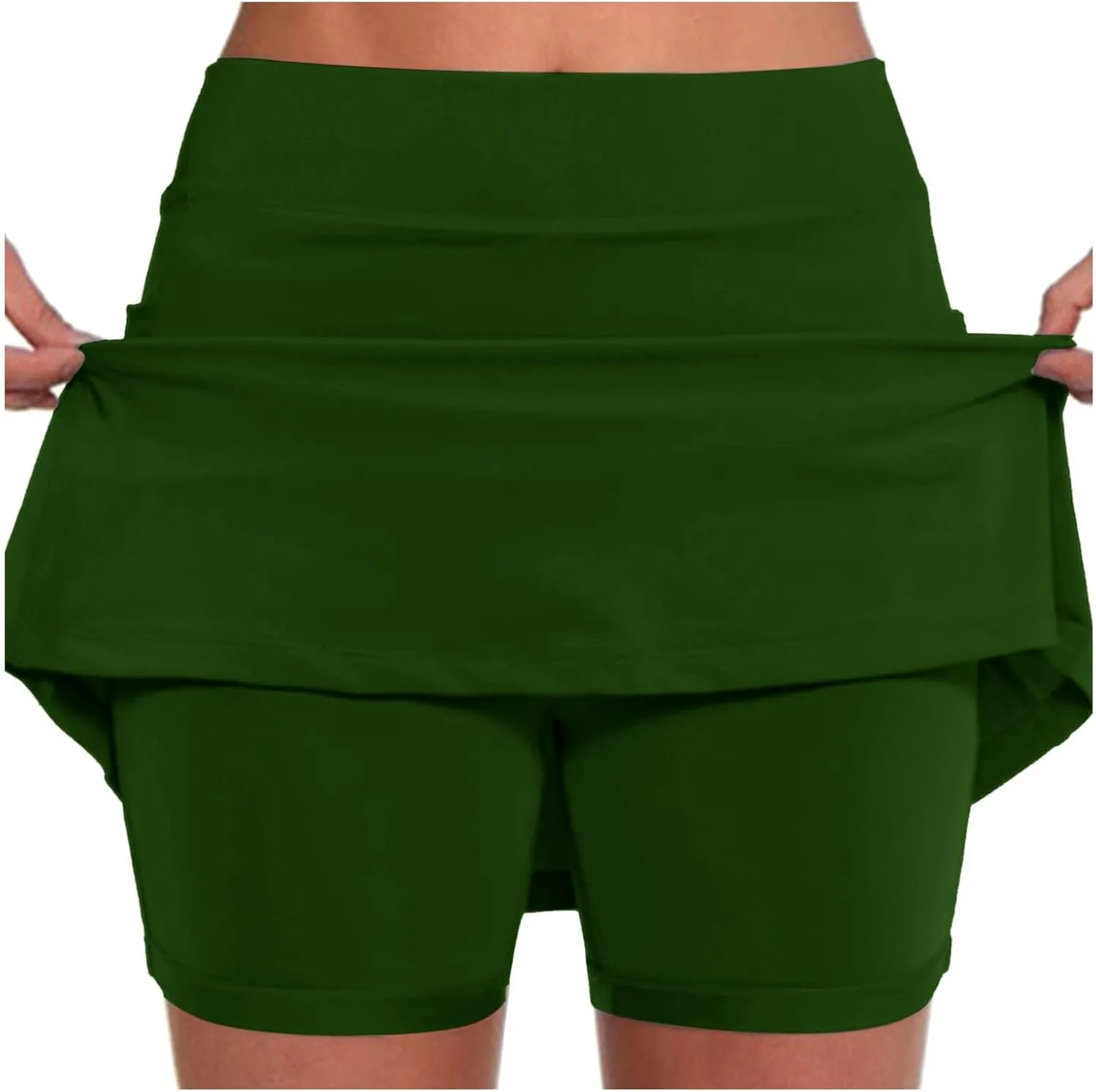 Women Mini Skirt Summer Casual Skorts for Tennis Golf A Line High Waisted Skirts with Pockets