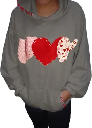 Women Y2K Vintage Graphic Hoodies Sweatshirt 00s Aesthetic Loose Oversized Casual Long Sleeve Pullover Top Jacket