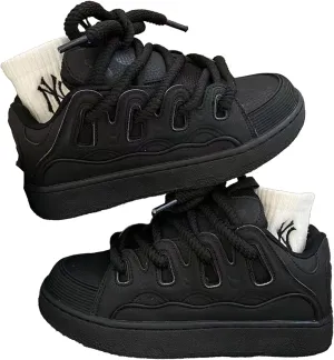 Women's Chunky Sole Dad Sneakers - Big Size Lightweight Retro Running Walking Shoes for Everyday Fitness
