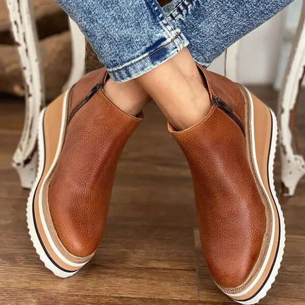 Women's Leather Ankle Boots: Elegant & Comfortable Footwear