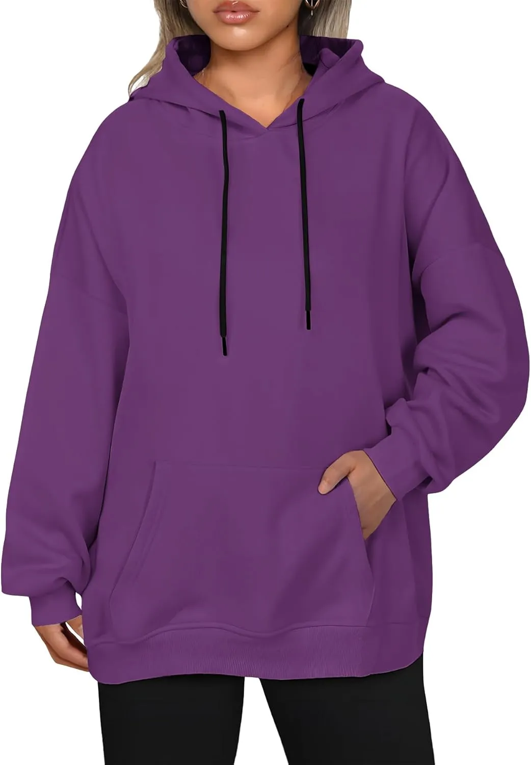 Womens Oversized Hoodies Sweatshirts Long Sleeve Shirts Sweatshirts Casual Pullover Fall Outfits with Pockets